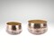 Antique Gold Hammered Pot Set | Aluminum Decorative Bowls-KE241943